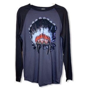 JUNK FOOD CLOTHING Aztec Headdress Long Sleeve
